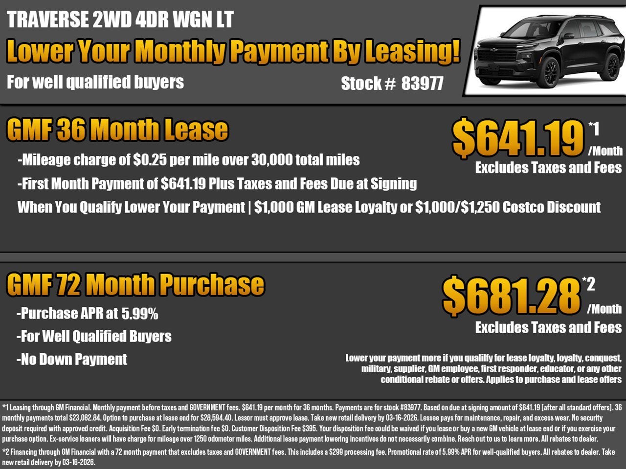 2026 Chevrolet Traverse LT