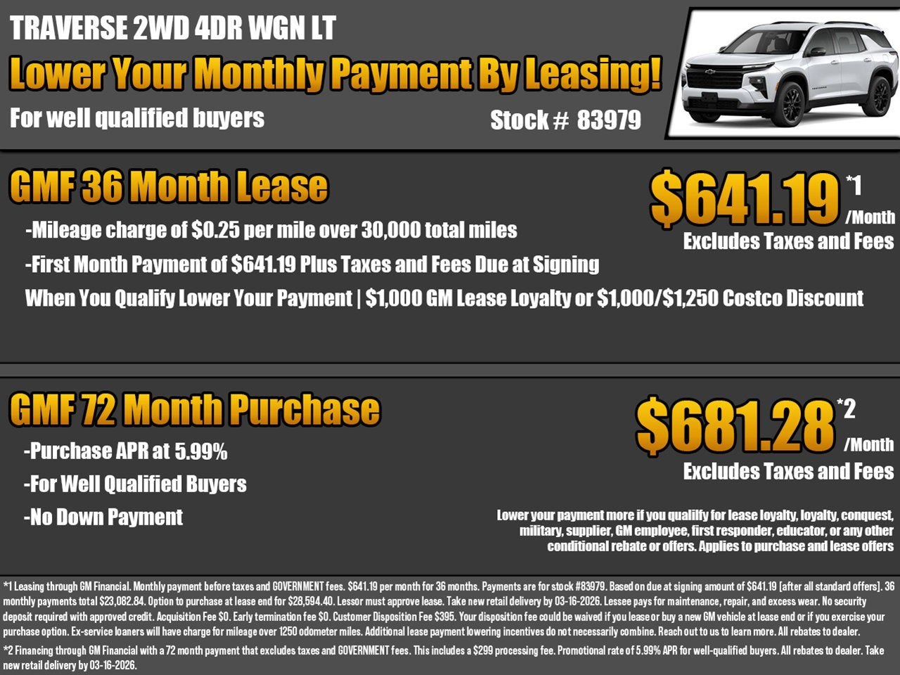 2026 Chevrolet Traverse LT