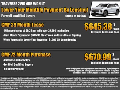 2026 Chevrolet Traverse LT