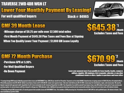 2026 Chevrolet Traverse LT