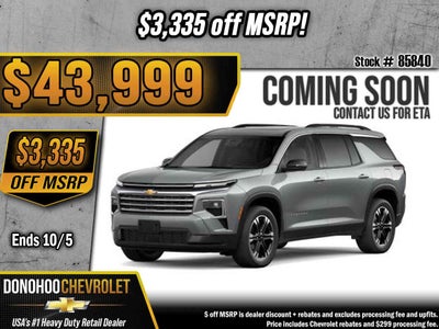 2027 Chevrolet Traverse LT