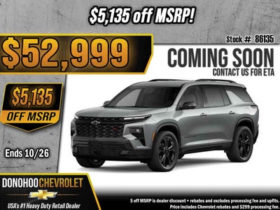 2027 Chevrolet Traverse RS