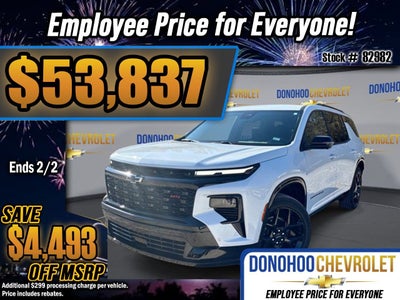 2026 Chevrolet Traverse RS