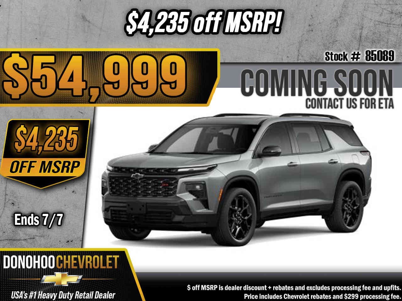 2026 Chevrolet Traverse FWD RS's photo