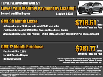 2026 Chevrolet Traverse Z71