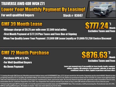 2026 Chevrolet Traverse Z71