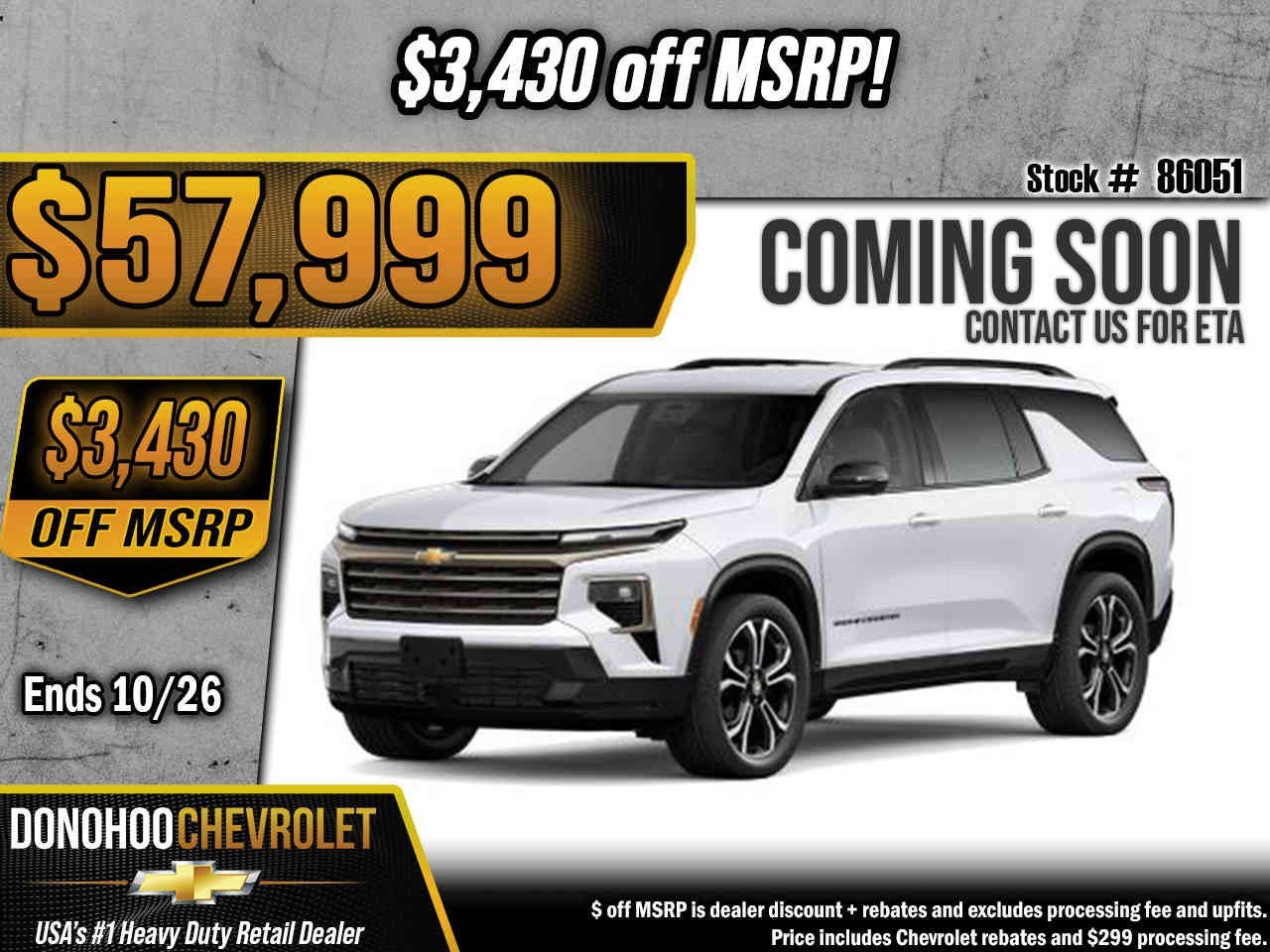 2027 Chevrolet Traverse High Country