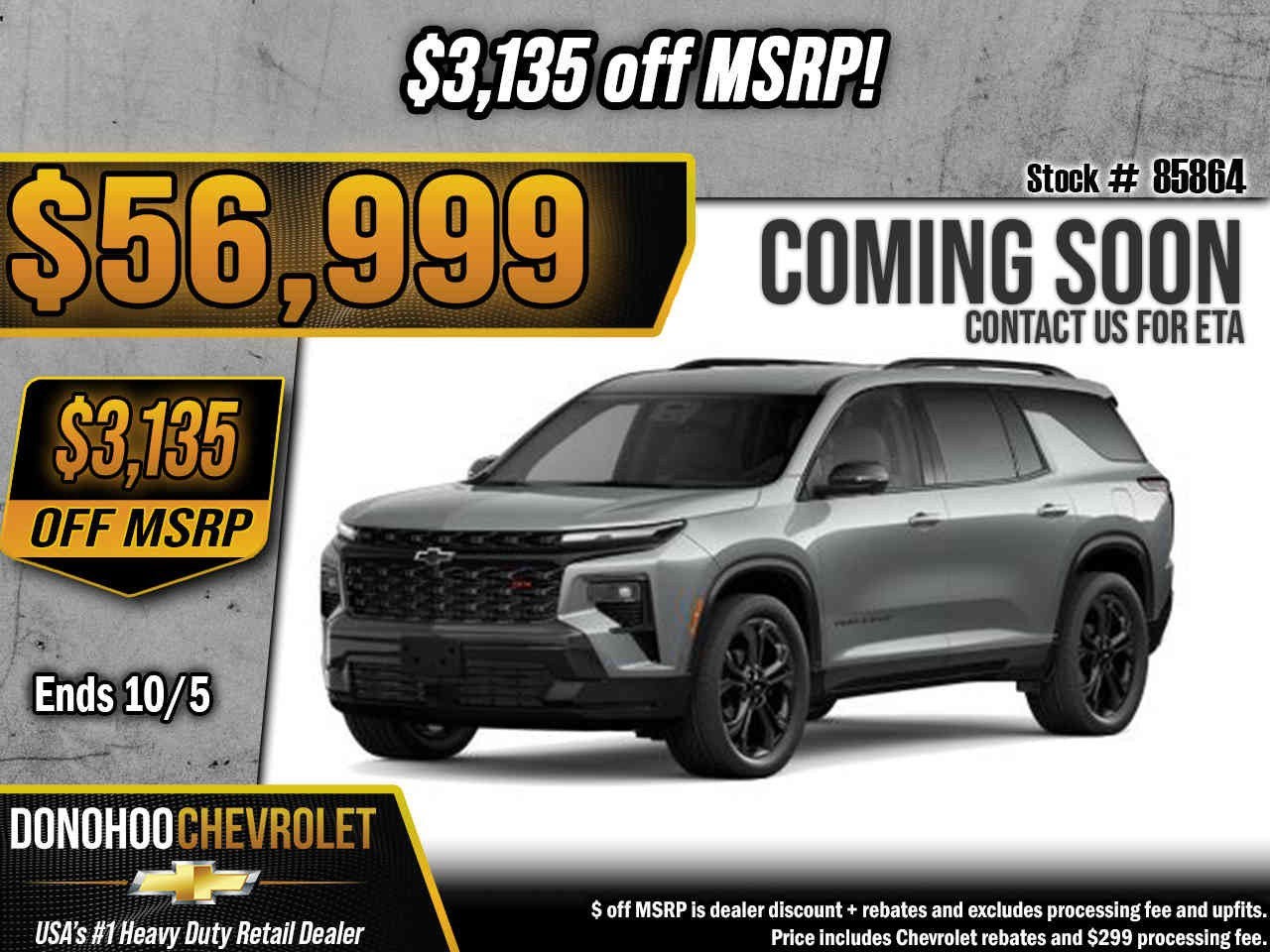 2027 Chevrolet Traverse RS
