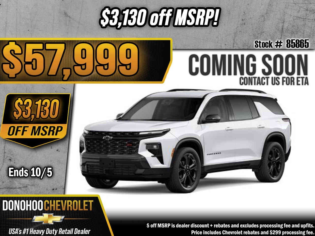 2027 Chevrolet Traverse RS