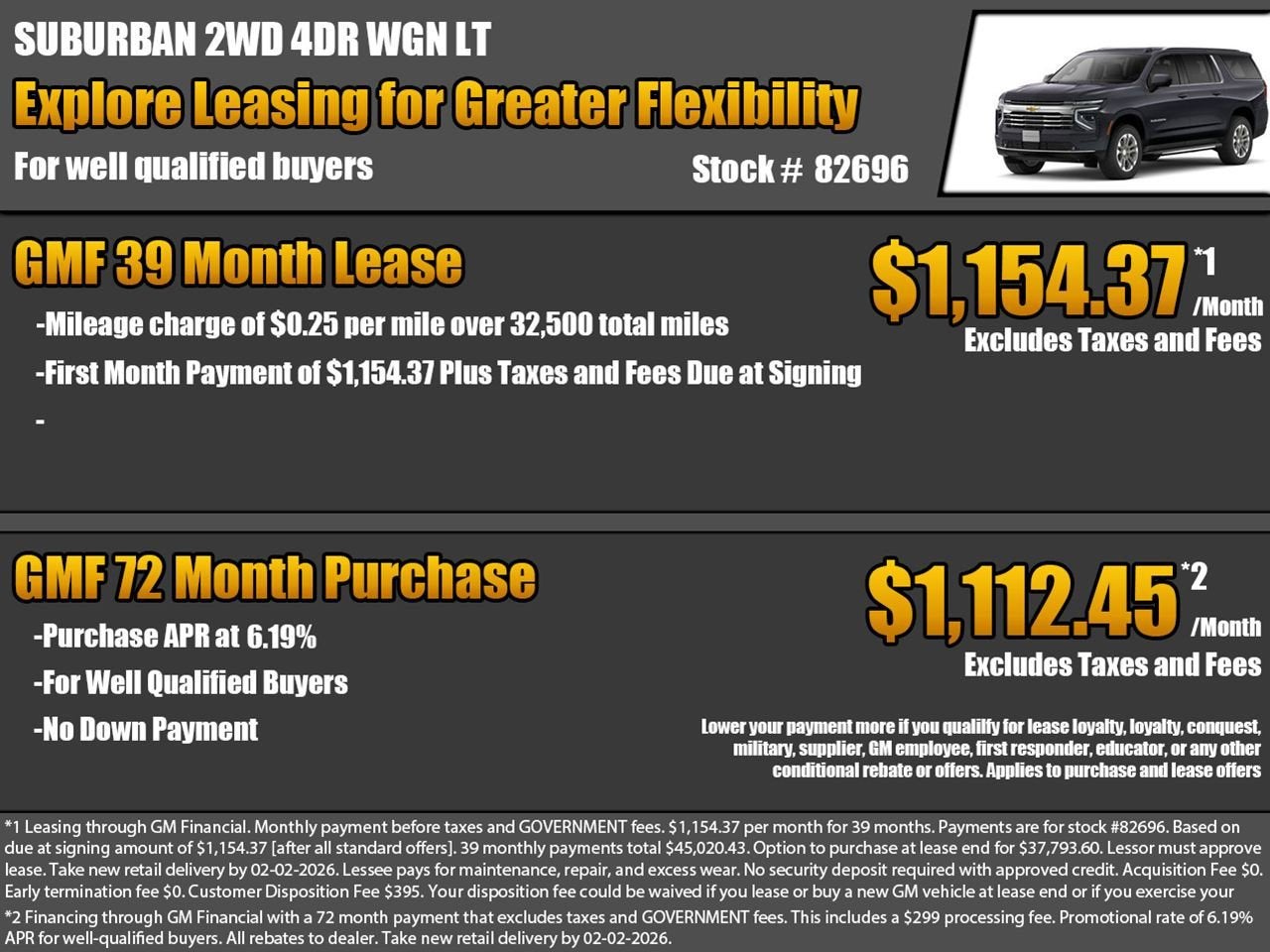 2026 Chevrolet Suburban LT