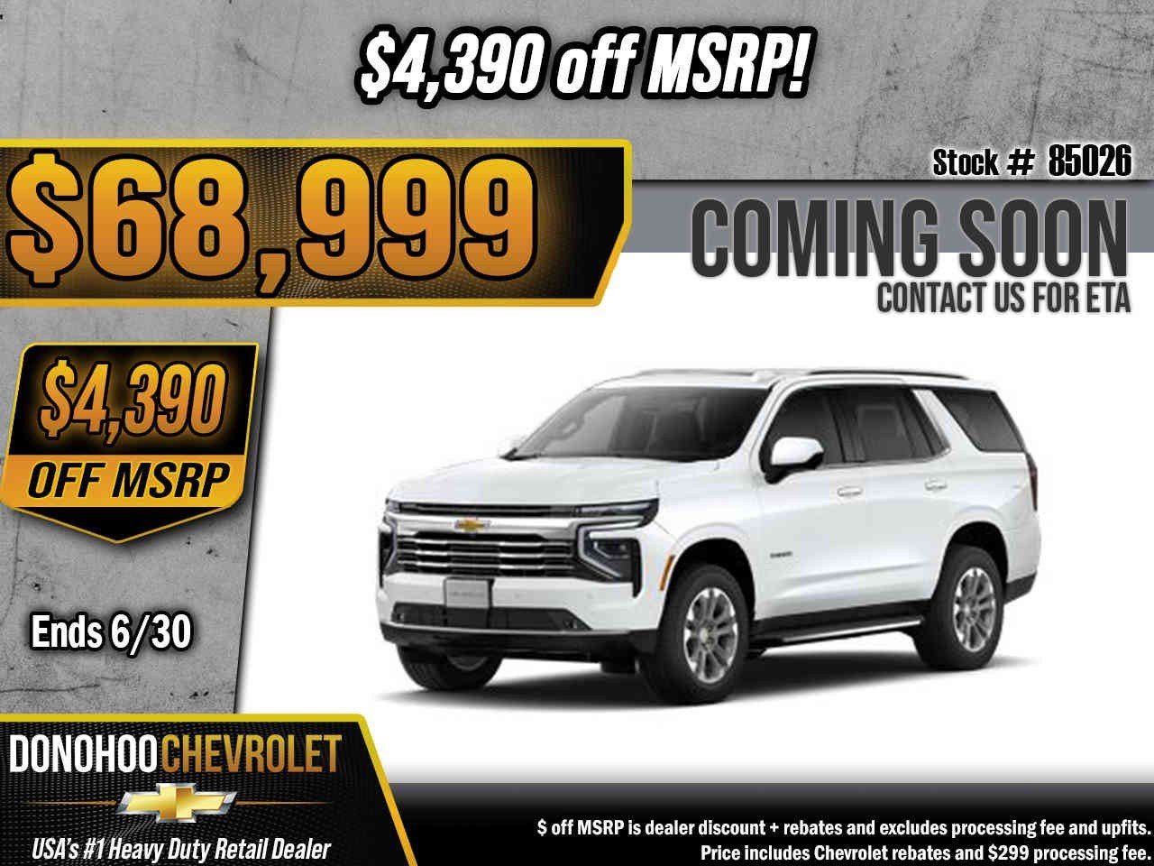 2026 Chevrolet Tahoe LT
