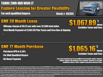 2026 Chevrolet Tahoe LT