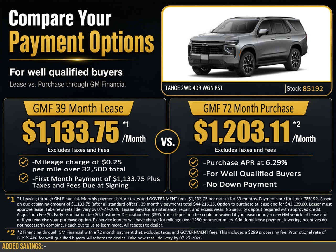 2026 Chevrolet Tahoe RST