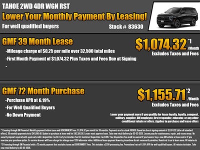 2026 Chevrolet Tahoe RST