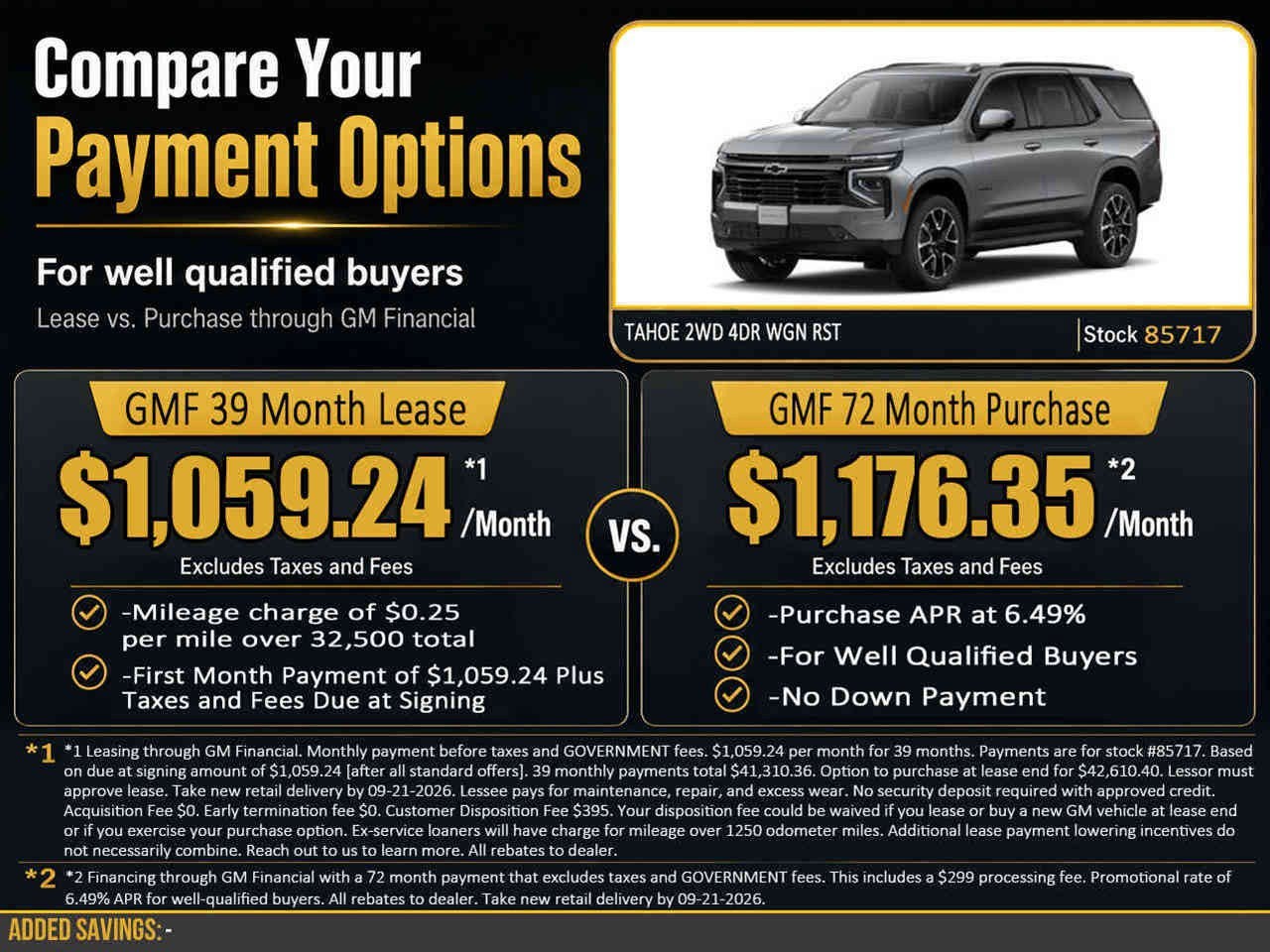 2026 Chevrolet Tahoe RST