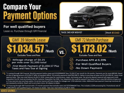 2026 Chevrolet Tahoe RST