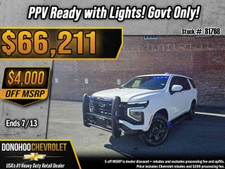 2025 Chevrolet Tahoe Police Package Police