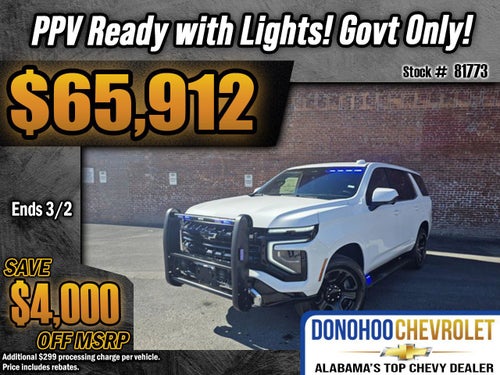 2025 Chevrolet Tahoe Police Package Police