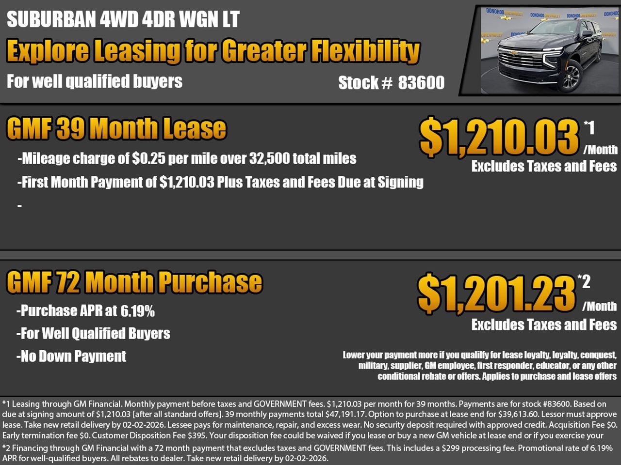 2026 Chevrolet Suburban LT