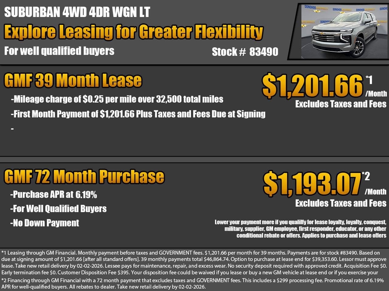 2026 Chevrolet Suburban LT