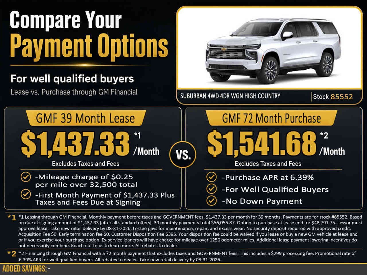 2026 Chevrolet Suburban High Country