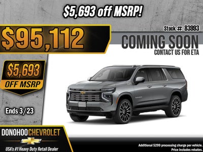 2026 Chevrolet Suburban High Country