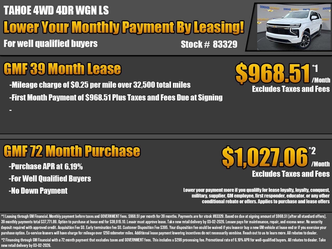 2026 Chevrolet Tahoe LS
