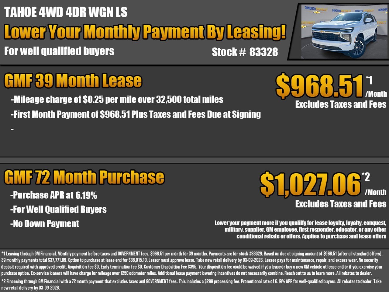 2026 Chevrolet Tahoe LS