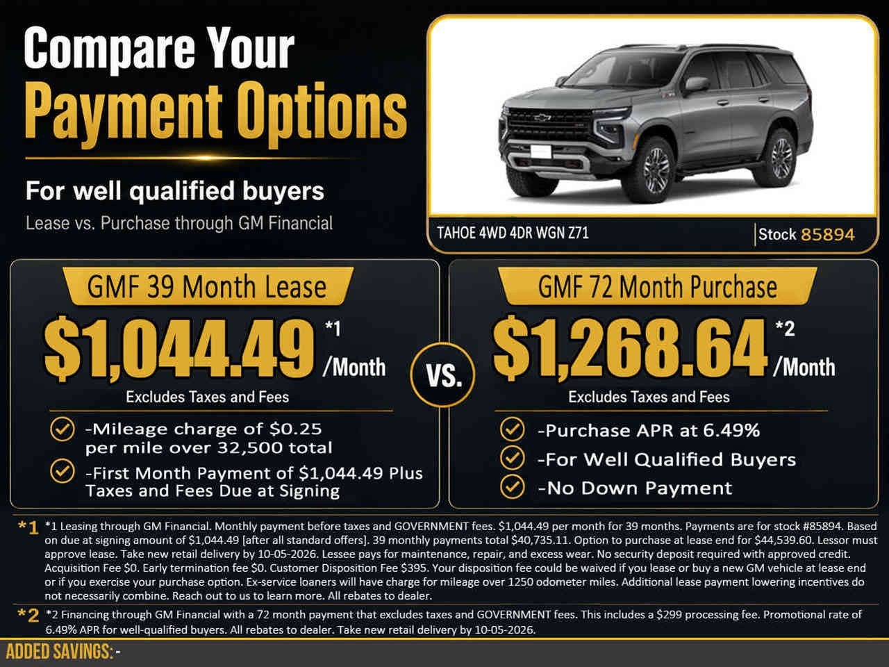 2027 Chevrolet Tahoe Z71