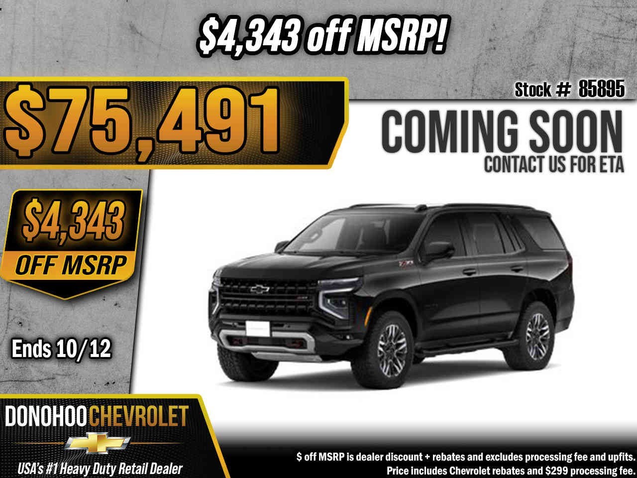 2027 Chevrolet Tahoe Z71