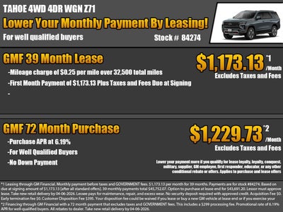 2026 Chevrolet Tahoe Z71