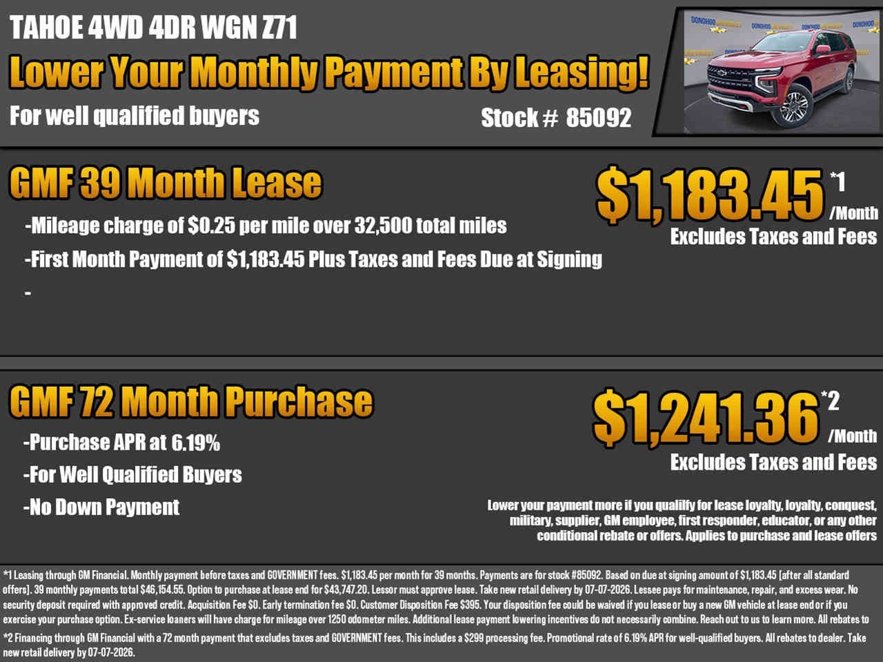 2026 Chevrolet Tahoe Z71
