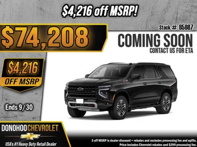 2027 Chevrolet Tahoe Z71