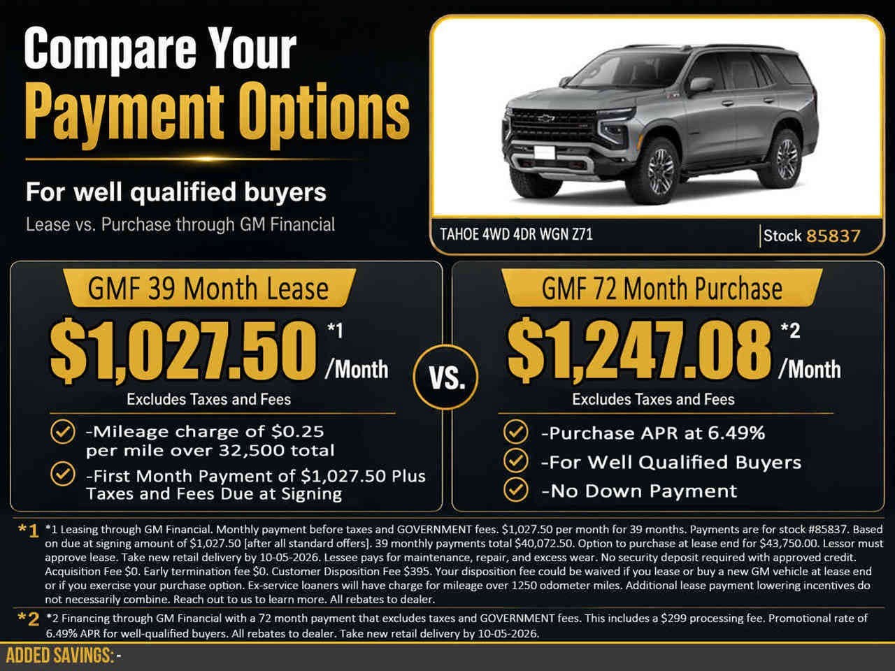 2027 Chevrolet Tahoe Z71