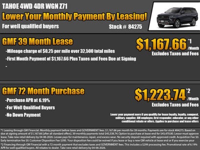 2026 Chevrolet Tahoe Z71