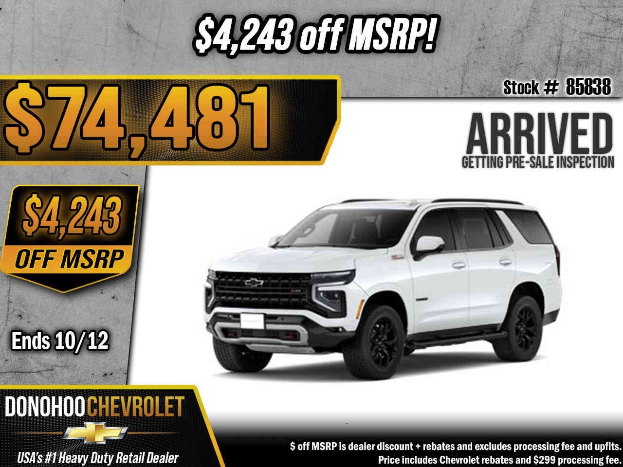 2027 Chevrolet Tahoe Z71