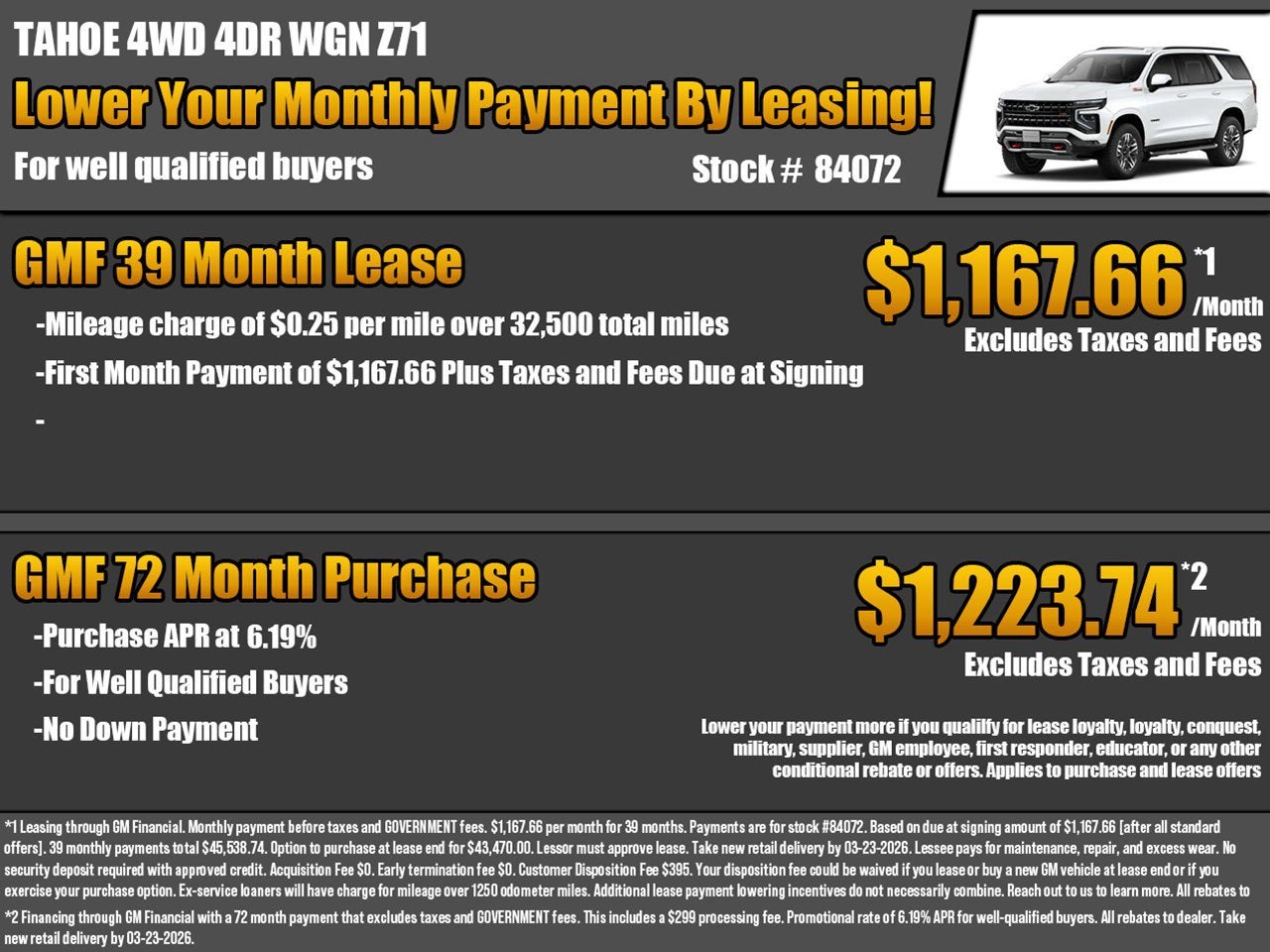 2026 Chevrolet Tahoe Z71