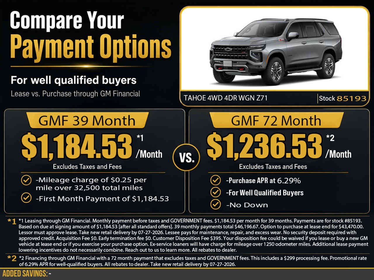 2026 Chevrolet Tahoe Z71