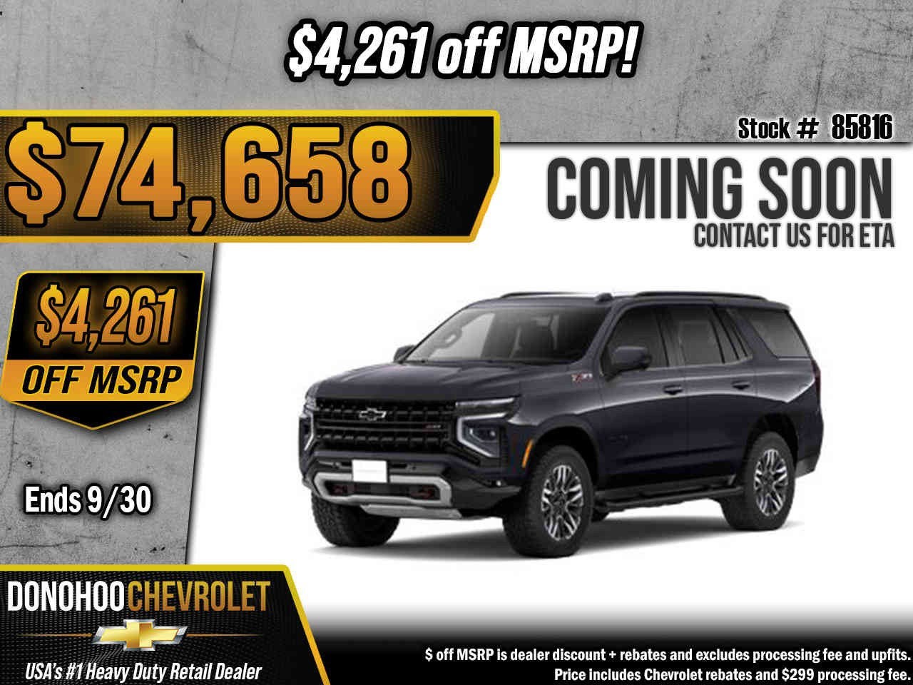 2027 Chevrolet Tahoe Z71
