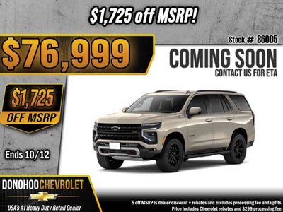 2027 Chevrolet Tahoe Z71
