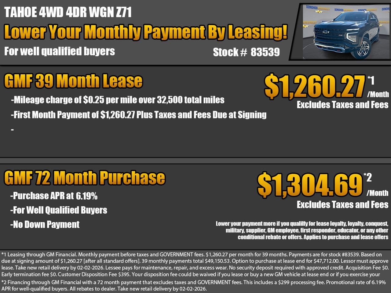 2026 Chevrolet Tahoe Z71