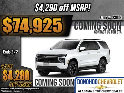 2026 Chevrolet Tahoe RST