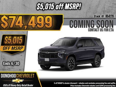 2026 Chevrolet Tahoe RST