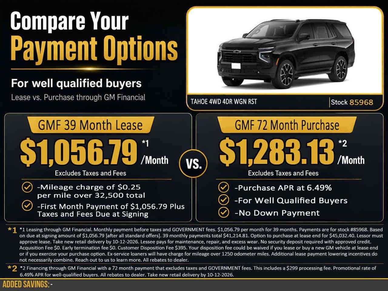 2027 Chevrolet Tahoe RST