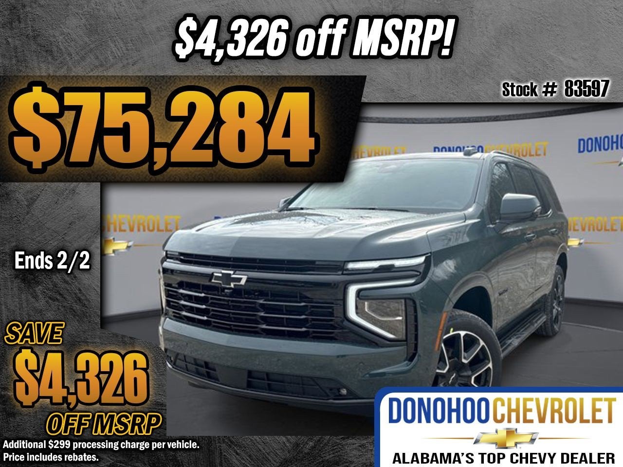 2026 Chevrolet Tahoe RST