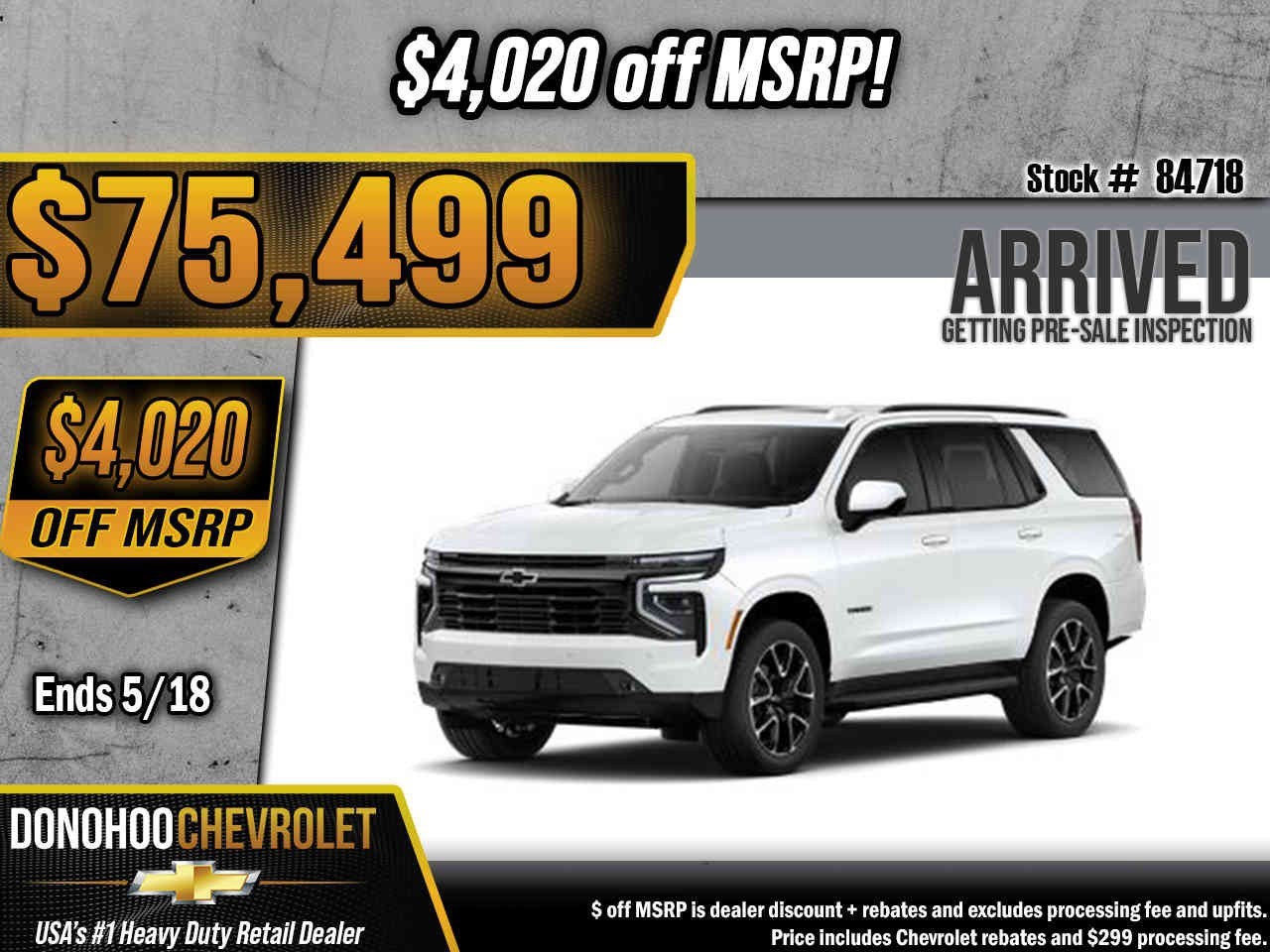 2026 Chevrolet Tahoe RST