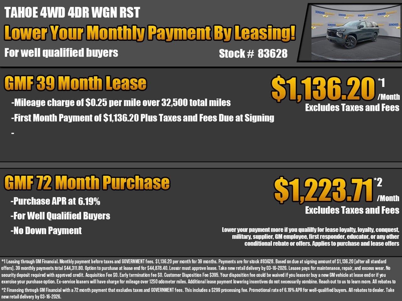 2026 Chevrolet Tahoe RST