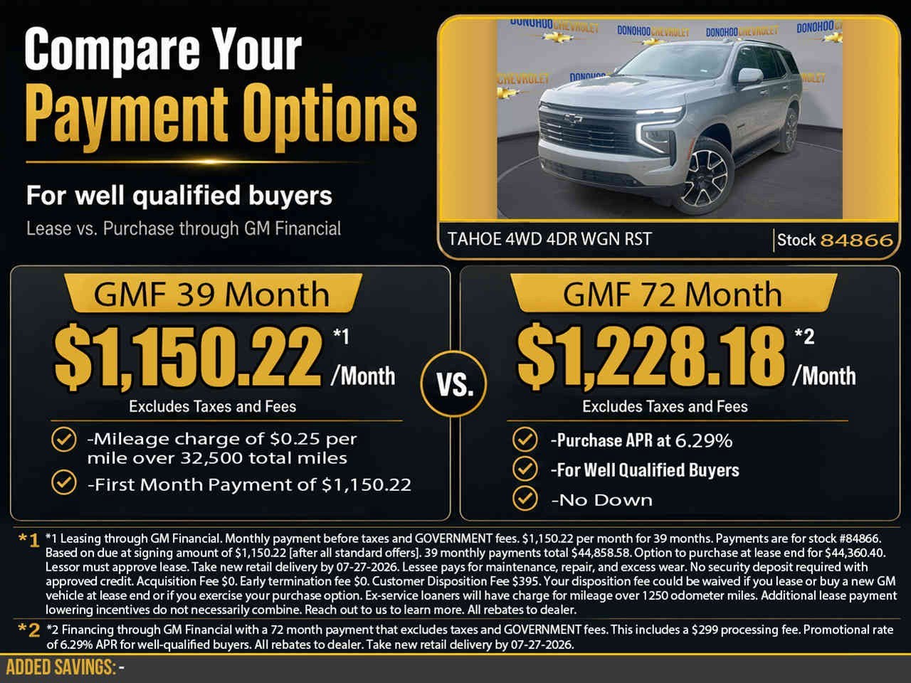 2026 Chevrolet Tahoe RST