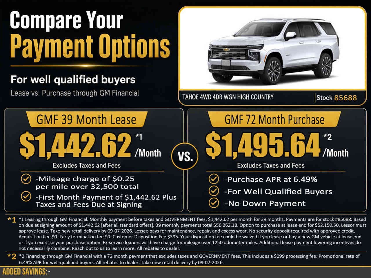 2026 Chevrolet Tahoe High Country