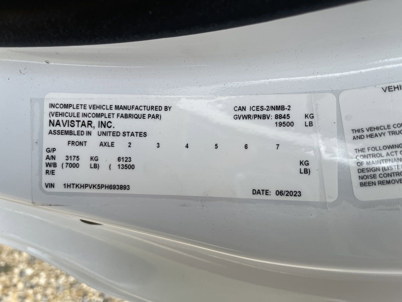 2023 Chevrolet Silverado 5500 HD Work Truck